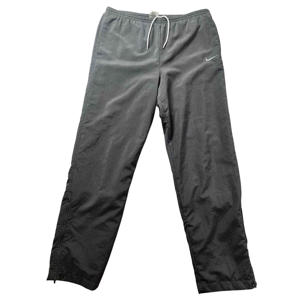 Nike Track Pants Vintage Windbreaker Swish Joggers Y2K Mens M Black